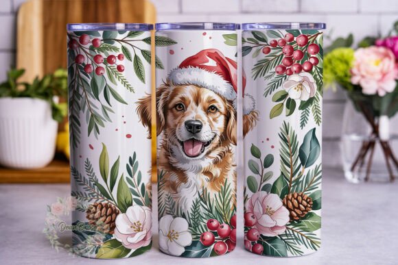 Christmas Golden Dog Tumbler Wrap Review