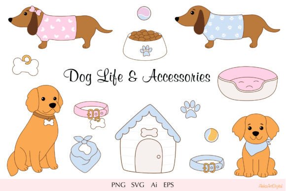 Cozy Dog Life Vector Collection Review