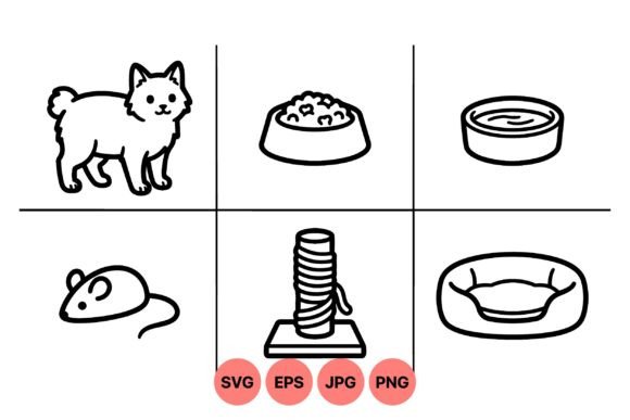 Cute Pet Supplies Svg Icons Review