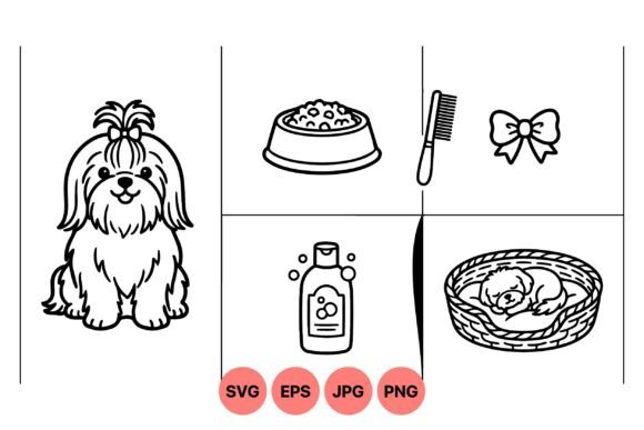 Cute Puppy Care SVG Clipart Review