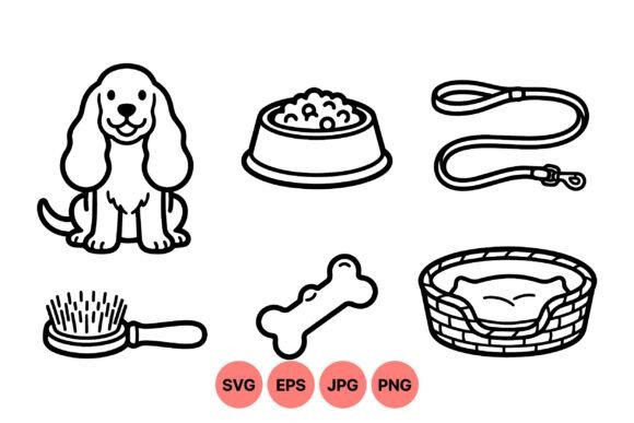 Cute Puppy Pet Essentials SVG Review