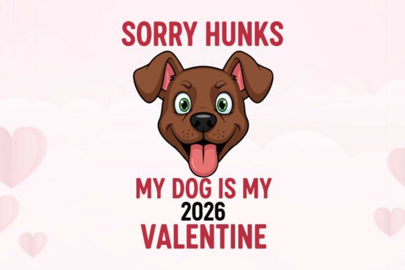 Dog 2026 Valentine Sorry Hunks Vector Review