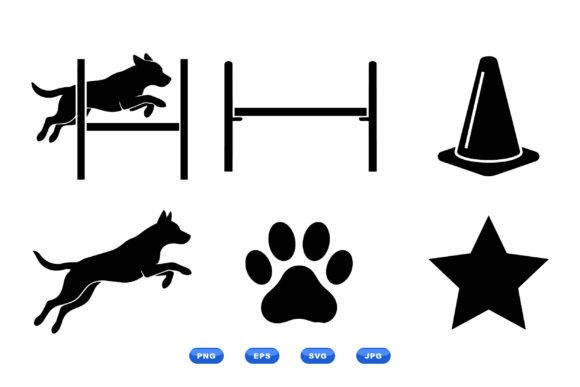 Dog Agility Icon Clipart Pack Review