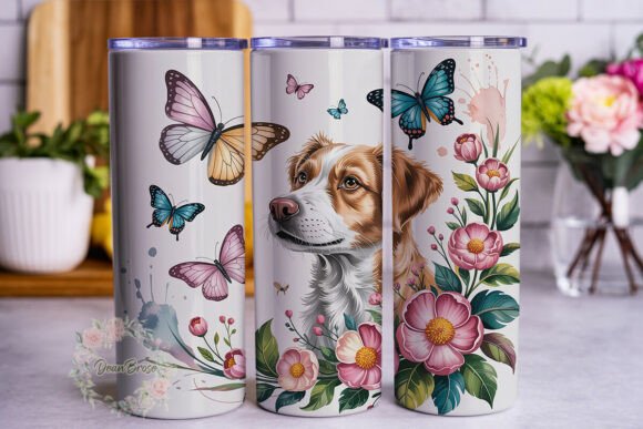 Dog and Butterfly Floral 20oz Wrap Review