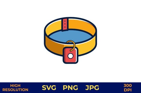 Dog Collar and ID Tag Vector Design Review