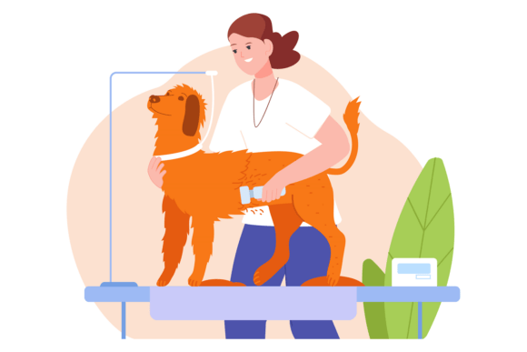 Dog Haircut Icon for Embroidery Projects