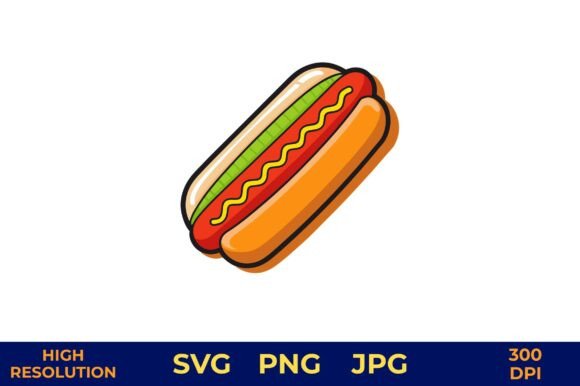 Hot Dog Vector with Mustard Ketchup Review