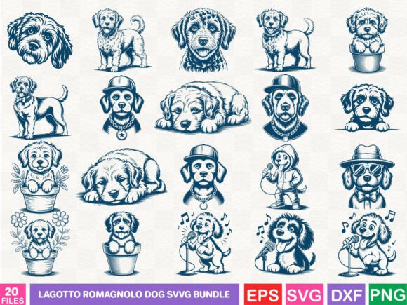 Lagotto Romagnolo Dog SvVG Bundle Review