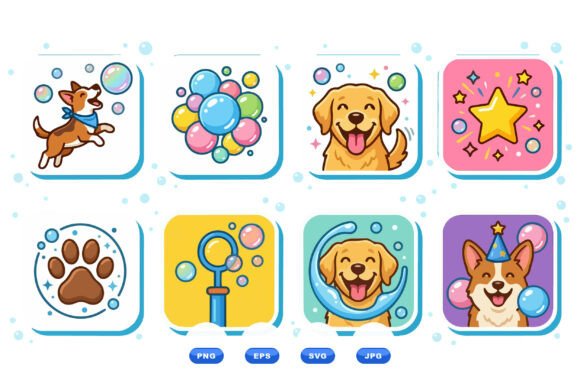 Playful Dog Bubble Clipart Review