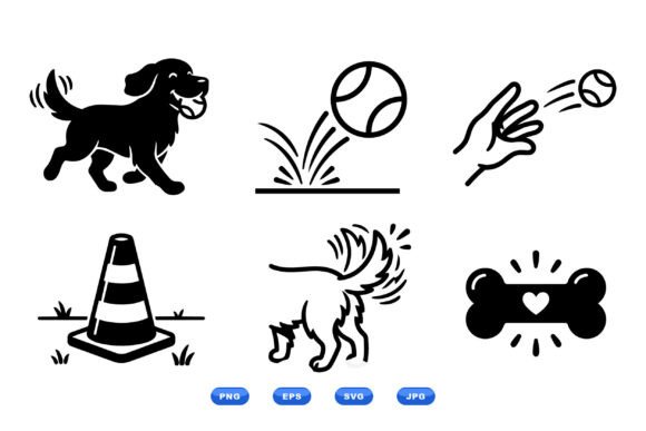 Playful Dog Icon Pack Review for Embroidery Projects