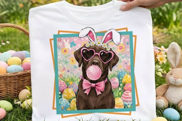 Preppy Easter Labrador Retriever Dog Design Review