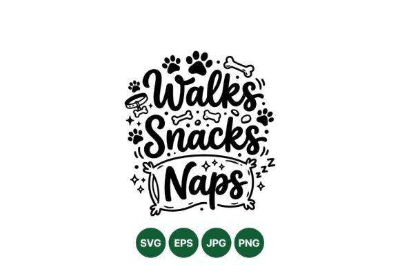 Walks Snacks Naps Dog Design Review